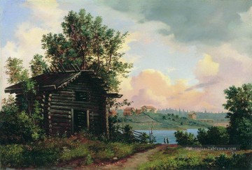 paysage 1861 Ivan Ivanovitch arbres Peinture à l'huile